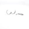 1Pcs Circle Hoop Earring for Women Men Ear Rings Ear Huggie 6-18mm