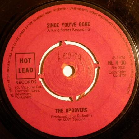 

7inch Record GROOVERS Since Youve Gone HL8 Hot Lead 1973 UK Reggae Ska Dub Used