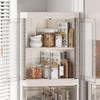 Küchenaufbewahrungsschrank Badezimmer-Eckschrank Wohnzimmerschränke Abnehmbarer Eckschrank 2/4/6 Schichten