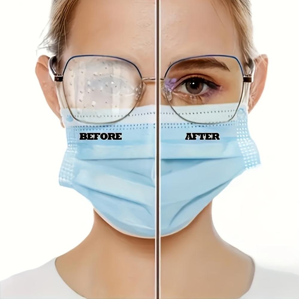 Anti-Fog Spray for Glasses & Swimming Goggles - Quick-Dry, Long-Lasting Anti-Fog Protection, Transparent Golden Formula, Essenti