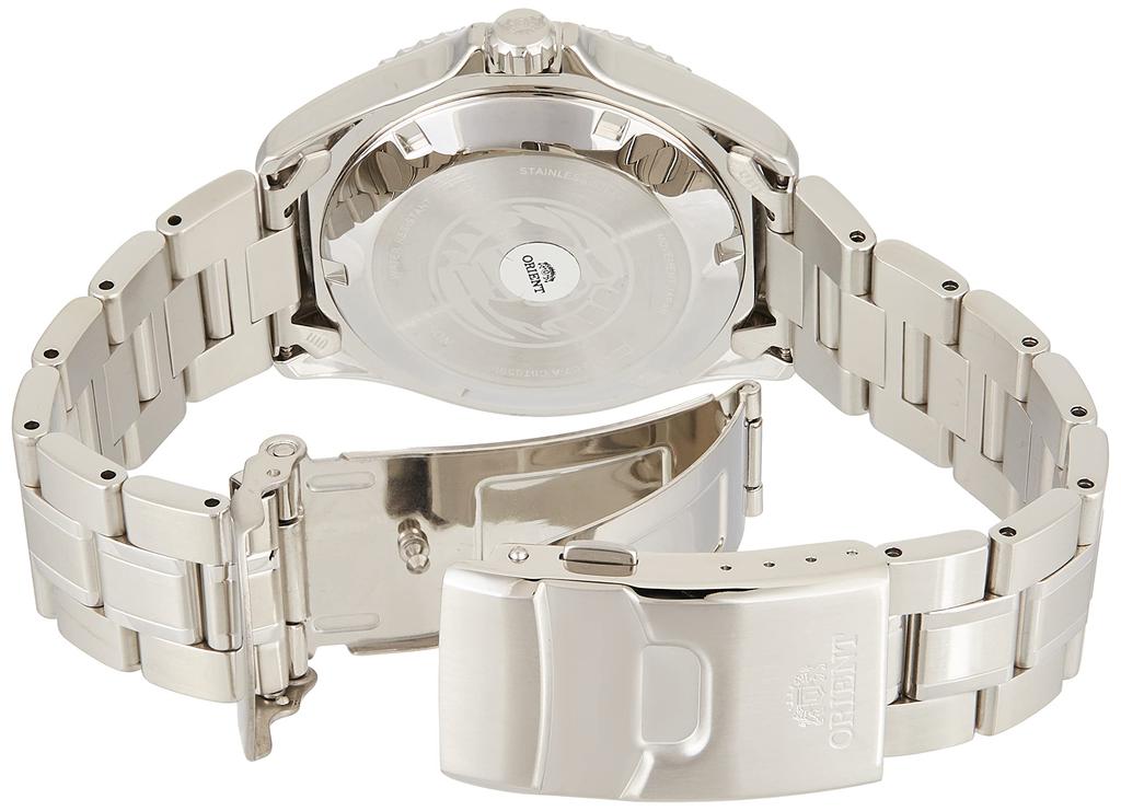 Orient Diver Style Men's Automatic/Manual Watch, Stainless Steel, Blue/Silver, 200m Water Resistant
