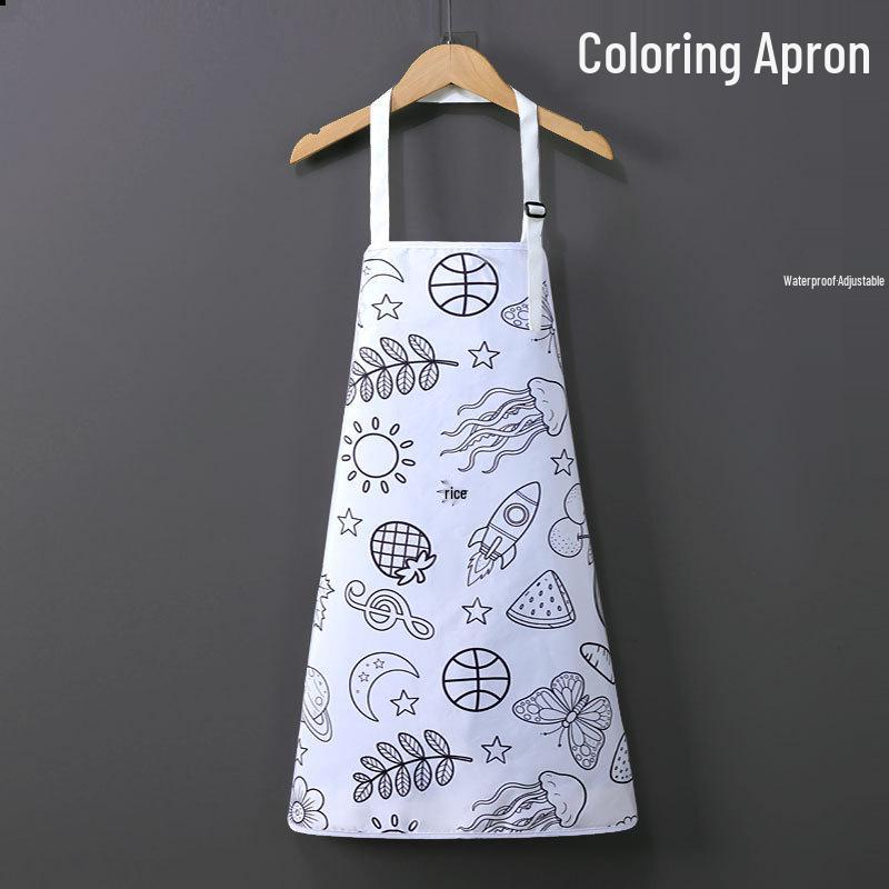 Handmade Waterproof Kids' Apron - Ideal Children's Day Gift for Art and Craft Activities in Kindergarten
