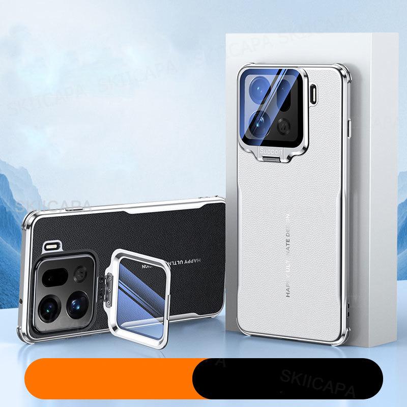 Szklana Soczewka Niewidoczna Osłona Obudowa Dla OPPO Find X9 Pro Cztery Narożniki Odporna Na Upadki Gładka Skórzana Pokrowiec Na Telefon Zderzak Dla Find X9Pro