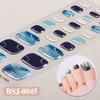 3D Waterproof Semi Cured UV Gel Toe Stickers for Nail Art-Luxurious Style Easy Apply