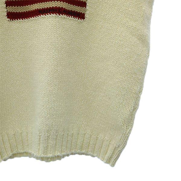 Ralph Lauren 90s Cotton Knit Logo Embroidery Long Sleeve Sweater Men's Used