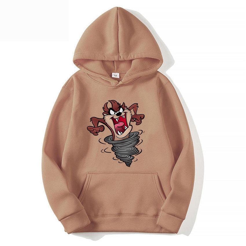 Taz-Mania Hoodie Men Women Sweatshirt Print Unisex Streetwear Hip Hop Style New Autumn Winter Fashion Hip Hop Tops Clothes Male