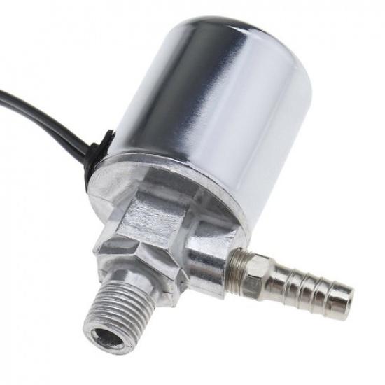 1/4" Chrome Plated Air Electric Solenoid Valve 12v/24v For Truck/VAN