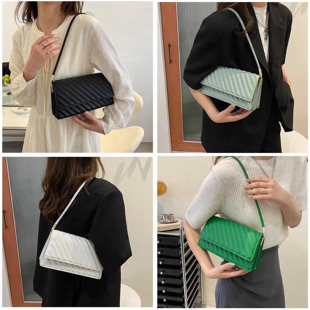 Modern Pu Small Square Bag With Stitching For Daily Street Style Women