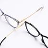 Personality Cat Eye Anti-Blue Light Spring Hinged Glasses Cross-Border Men Women Glasses Shopping Leisure Advanced Frames
