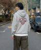 Ulifezip Heartthorn Oversized Zip-Up Hoodie 2 Colors [Ulzh_0005]