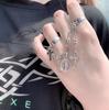 European & American Fashion Cross Chain Ring Jewelry