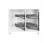 Corner Cargo Kidney Basket Right 500 Silent Anthracite For Corner Cabinet