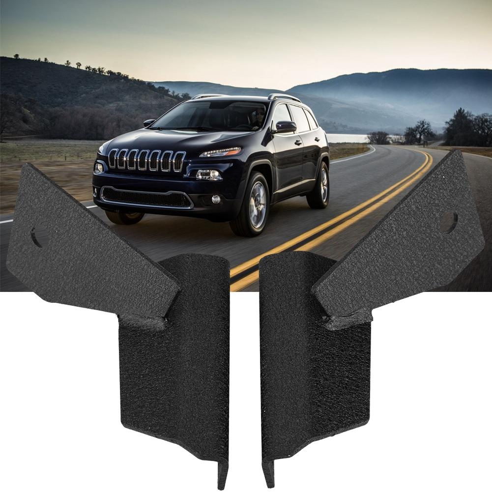 1 Pair Car A Pillar Windshield Mount LED Working Light Bar Bracket for Jeep Cherokee XJ