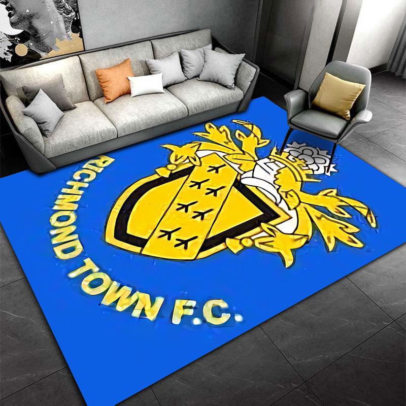 Richmond Town F.C. Crest Suitable As a Non-slip Mat for the Living Room or Bedroom Sofa