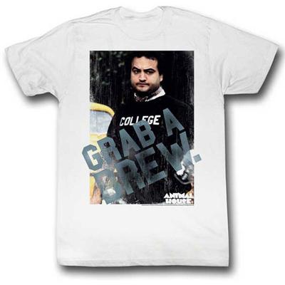 Camiseta unisex blanca PB R de Animal House