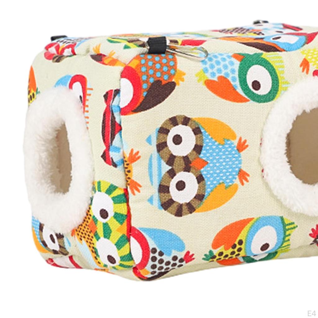 Hamak Domek dla Ptaków Łóżko do Spania Klatka Wiszące Gniazdo dla Małych Zwierząt Papużek Falistych