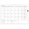 Daigo 2026 Monthly Starts March 2026 Planner, Appointment, Block, A6, Black, E8823,