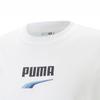 Puma Logo Embroidered Round Neck Versatile Sports Short Sleeve T-Shirt Men Tops White 620617-52