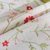 Embroidered cotton and linen style tablecloth French style fabric dining table cloth literary small fresh fringed coffee table cloth tablecloth