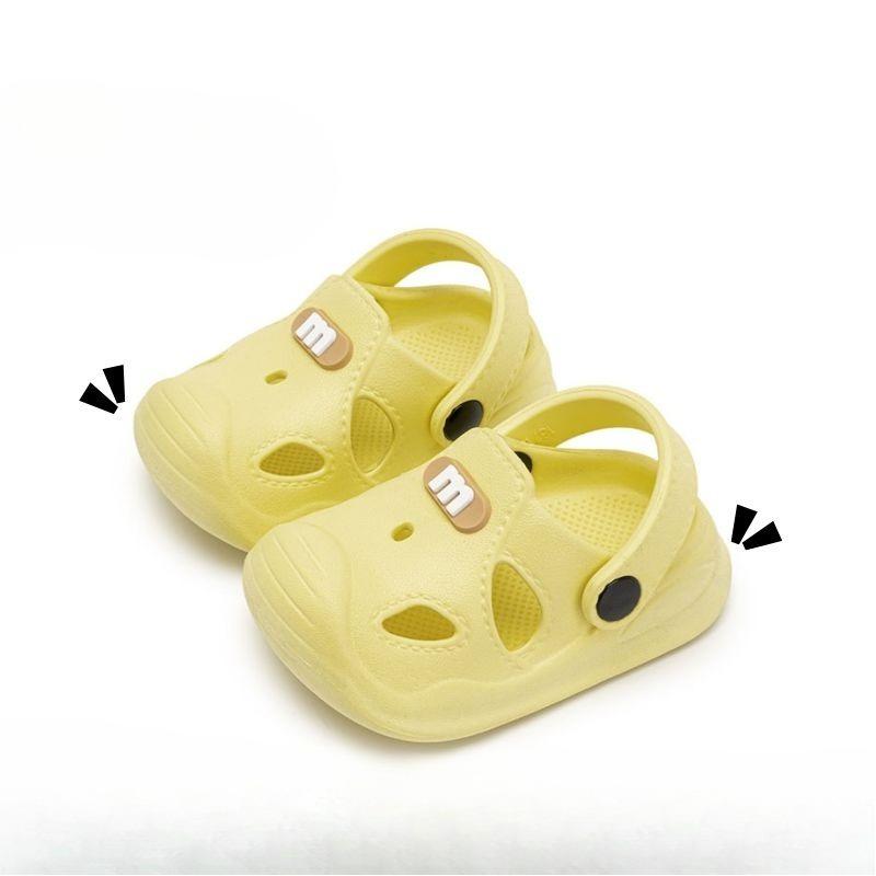 

Boys and Girls Sandals, Anti-slip Shoes, Indoor Wrap-around Flip-flops 18-19 жёлтый