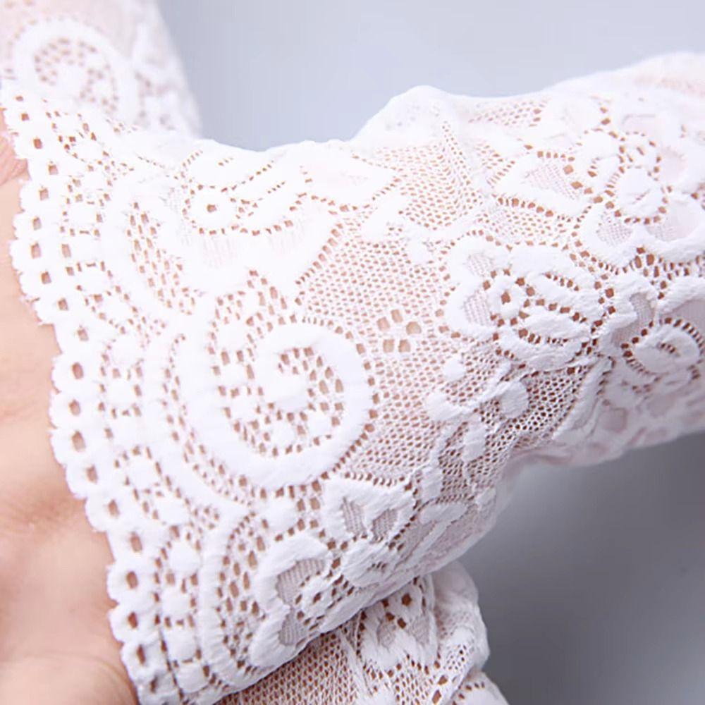 Sunscreen Ice Silk Sleeves Mesh Sun Protection Cover Ice Lace Arm Sleeves Driving Gloves