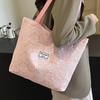 Korean Ins Niche Canvas Bag New Fashion Commuter Tote Bag Female College Students' Class Shoulder Bag