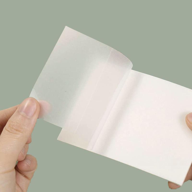 Colorful Transparent PET Sticky Notes with Strong Adhesion for Students and Office Use