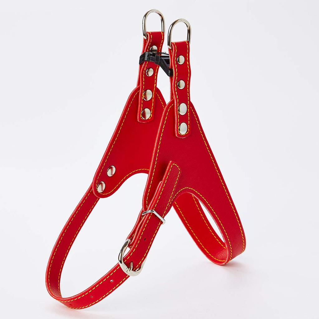 Petio Porta Softlederweste Größe Small Geschirr, Rot, Hund,