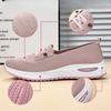 New Casual Women's Shoes Flying Woven Breathable Mom Shoes Shallow Single Shoes