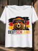 Deutschland Bear Pride Faceted Bear Mascot With Berlin Landmarks Modern Geometric National Style Unisex All TShirt
