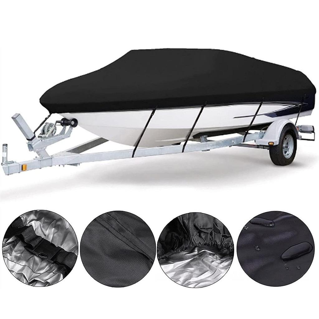 V-Shaped Yacht Dust and Rain Cover, Outdoor Hull Protection, Polyester Taffeta 190T