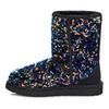 UGG Stivali da neve classici corti con paillettes Stellar Stivali da donna Nero Blu 1112514-BLK