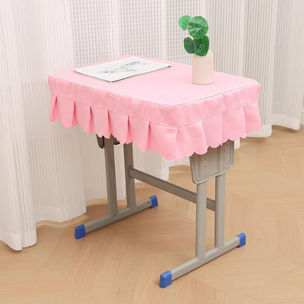 Primary School Tablecloth Classroom Desk Cover School Tablecloth 40 × 60 Single Blue Open Table Cover Student Table Cover