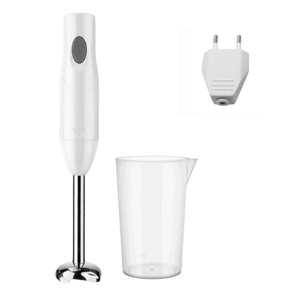 

White Handheld Food Processor Stick 150W Electric Food Blender Smoothies Making белый
