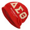 Custom Delta Sigmas Theta Bonnet Hats Street Knitted Hat For Women Unisex Warm Winter Skullies Beanies Caps