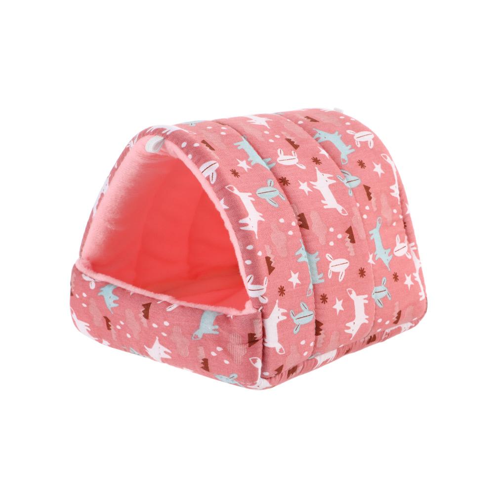 1 Pcs Hamster House Guinea Pig Nest Small Animal Sleeping Bed Winter Warm Cotton Mat Soft Accessories For Rodent/Guinea Pig/Rat