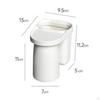 Toothbrush Cup Holder Organizer with Magnetic Punch Free