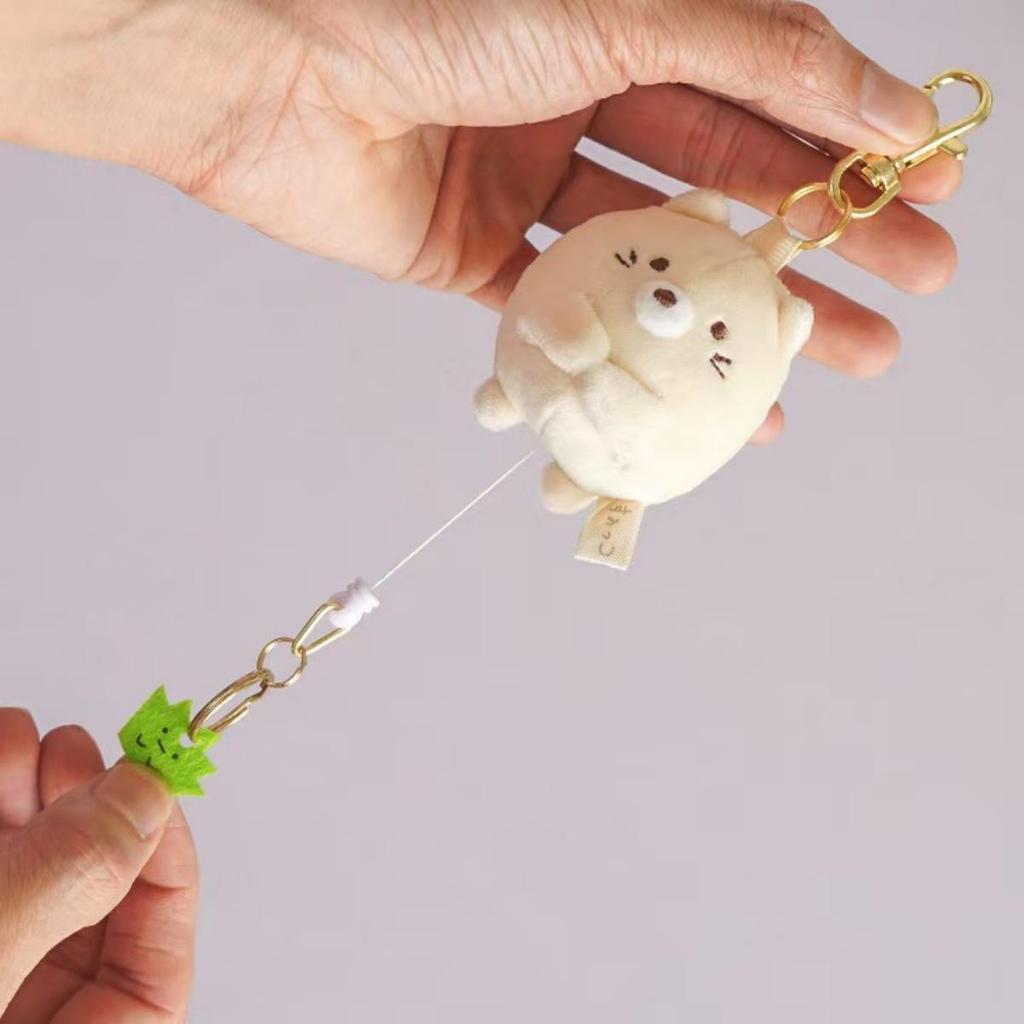 Sumikkogurashi Plush Keychain Cute Penguin Bag Pendant Kawaii Fried Shrimp Soft Stuffed Animal Accessories For Birthday Gift
