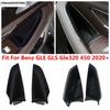 Seat Pillow Button Gear Shift Window Lift Cover Trim Carbon Fiber Accessories For Mercedes-Benz GLE GLS Gle320 450