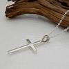 Points Head Only Simple But Cool Cross Necklace for Men Silver 925 Cross Necklace for Men Simple Silver Necklace Necklace Popular Accessories for