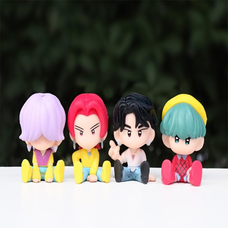 10pcs Figure Figures Anime Figurine  Kpop Demon Hunters Cute Girl Model Collection Statue Desk Decoration Toys Christmas Gift