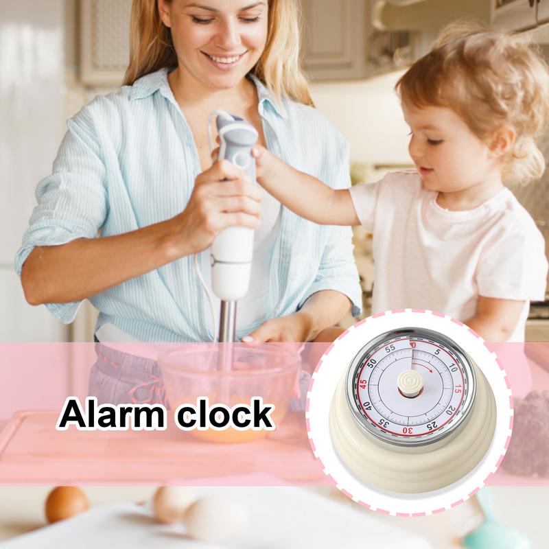 Multifunctional cooking timer Magnetic kitchen timer Retro kitchen timer Classic mechanical cooking timer Kitchen use