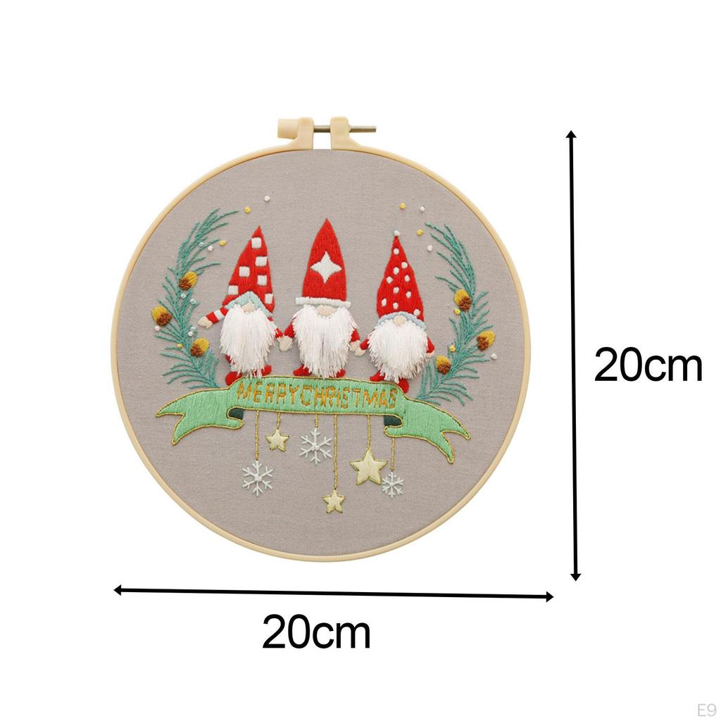 Christmas Embroidery for Beginners, Elements Craft , Hand Adults