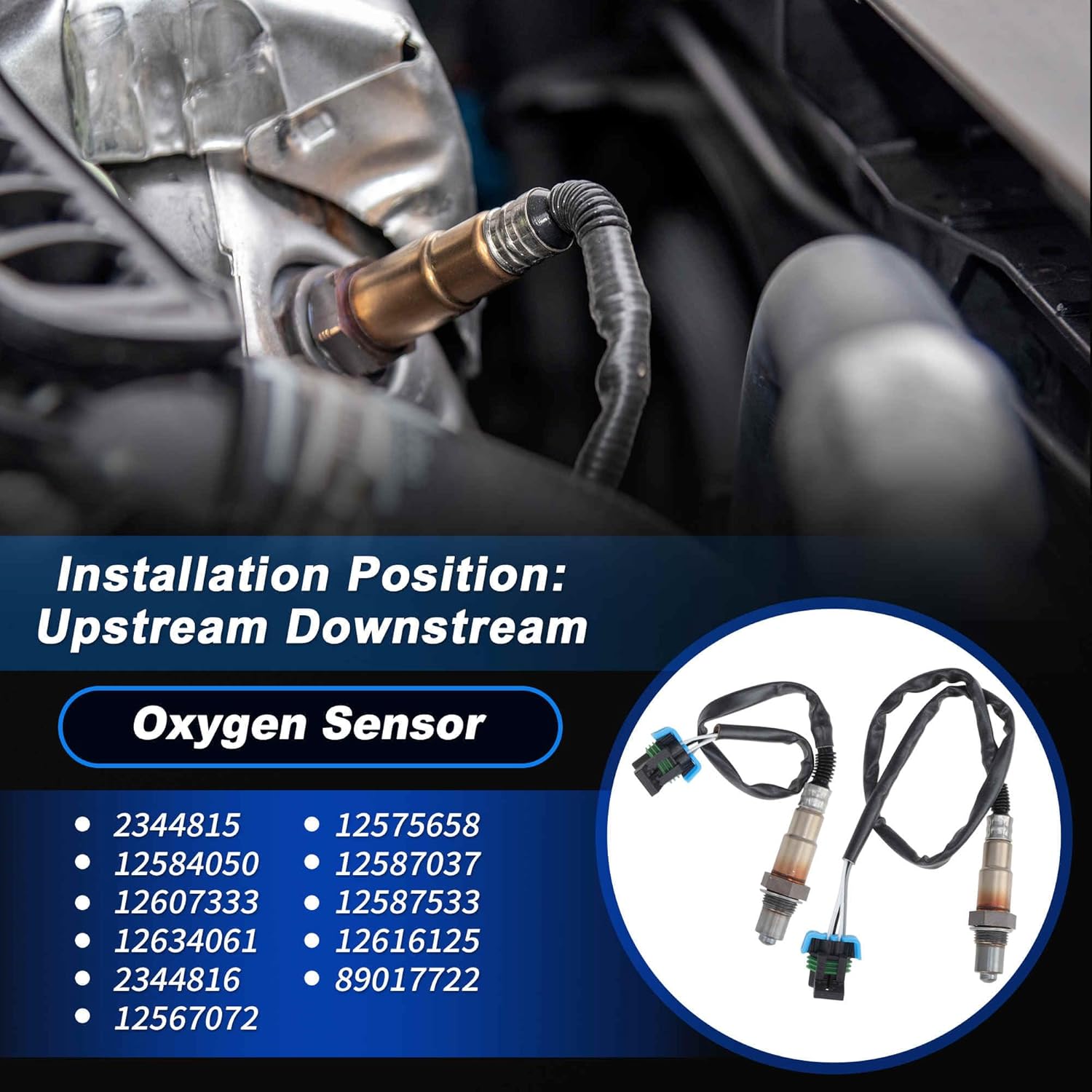 

ACROPIX Upstream Downstream Oxygen Sensor for Chevrolet Traverse for Buick Enclave V6-3.6L for FWD 2009-2011