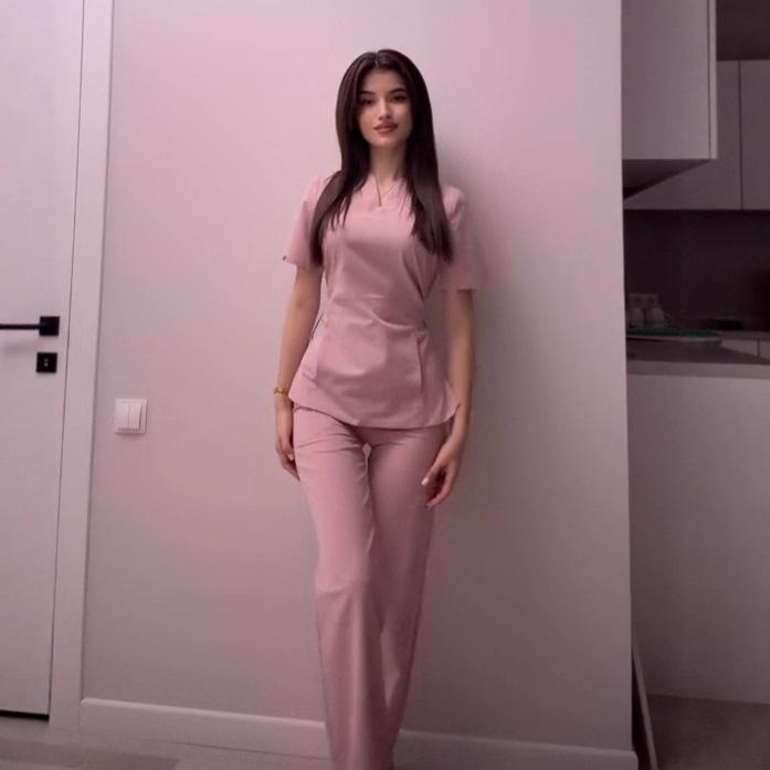 2025 Sommer Damen Casual Pendelset: Kurzarm-Oberteil & Weite Lange Hose