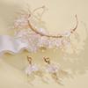 Korean High-End Bridal Pearl Headband & Hair Accessory Set