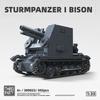 2026 Creative Military Army Soldiers Bison Series Self-Propelled Gun Model Assembly Building Blocks Bricks Toys For Kids