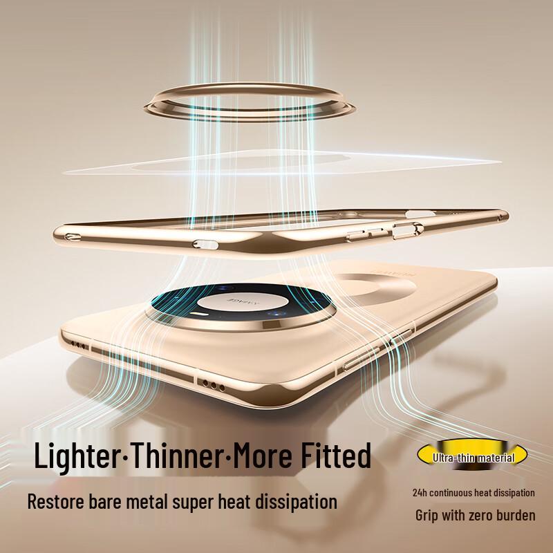 Flashmagic Huawei Mate 80/Pro Transparent Galvanisierte Handyhülle