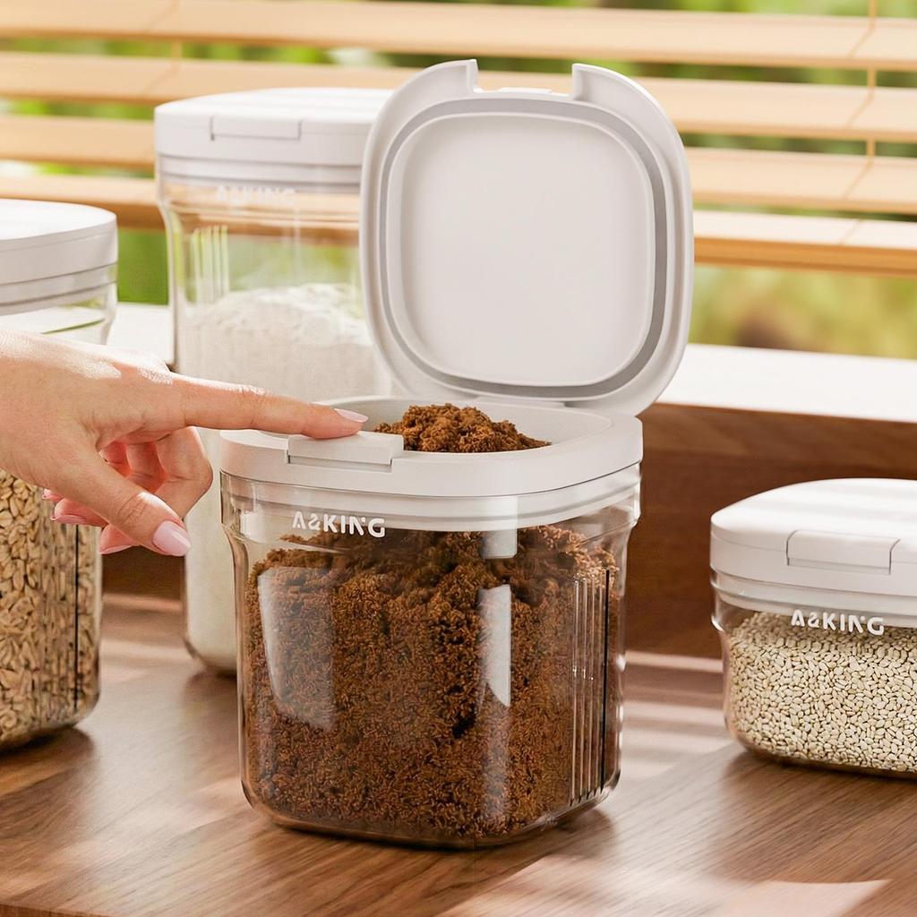 Moisture-Proof Insect-Proof Food-Grade Storage Jar for Grains, Cereals, and Sugar