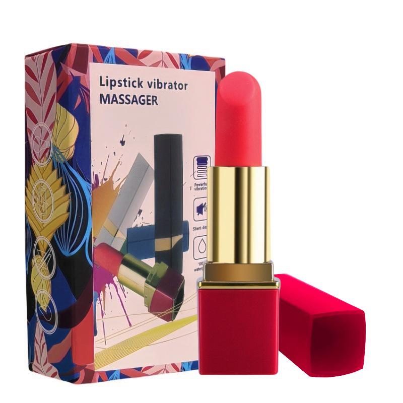 Women's Electric Mini Lipstick Vibrator: Magnetic Rabbit Egg Intimate Adult Toy